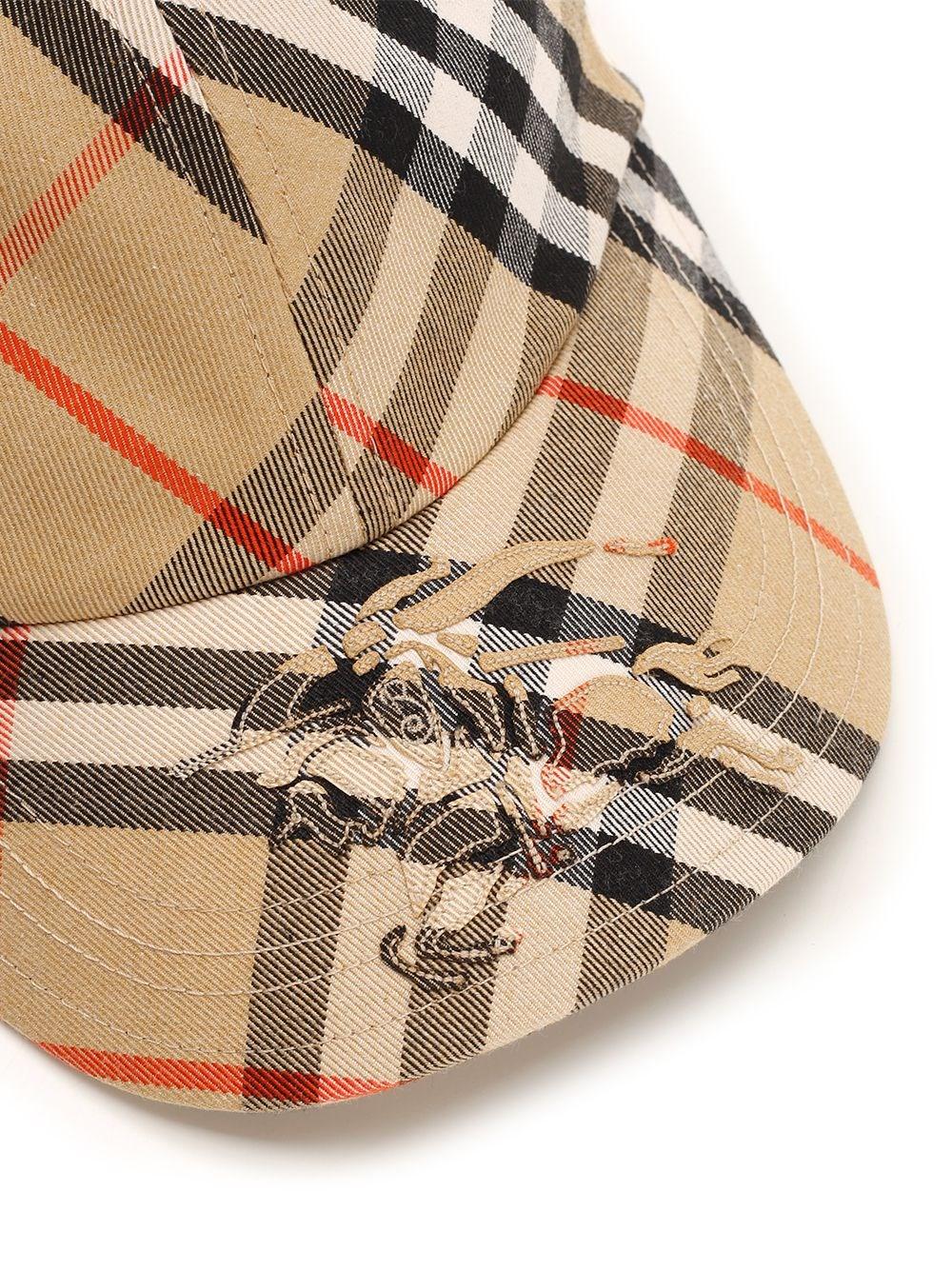Al Duca D'Aosta Burberry Berretto Baseball Check