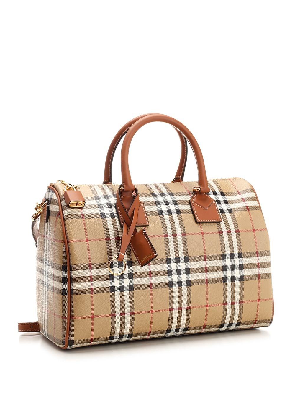 Al Duca D'Aosta Burberry Borsa "Bowling Check" Media