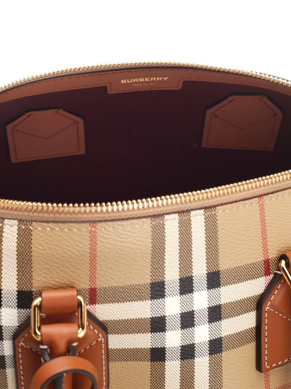 Al Duca D'Aosta Burberry Borsa "Bowling Check" Media