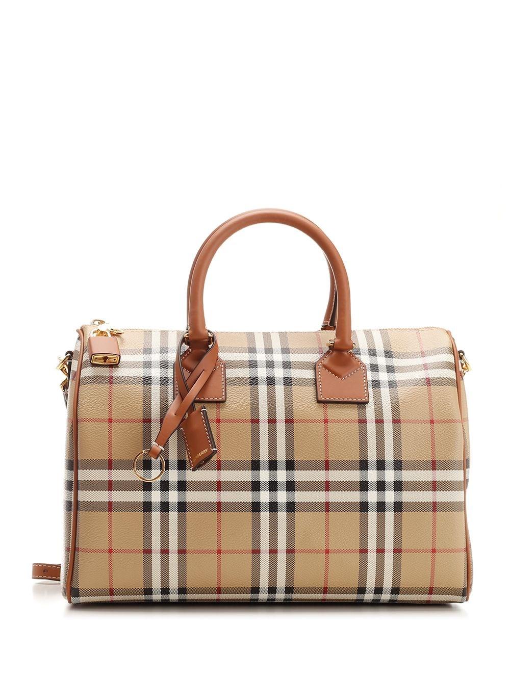 Al Duca D'Aosta Burberry Borsa "Bowling Check" Media