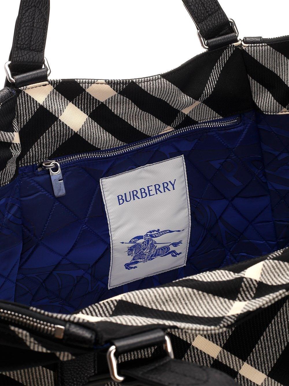 Al Duca D'Aosta Burberry Borsa Tote "Check"