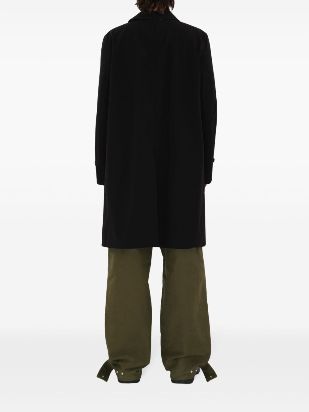 Al Duca D'Aosta Burberry Cappotto Nero In Cotone