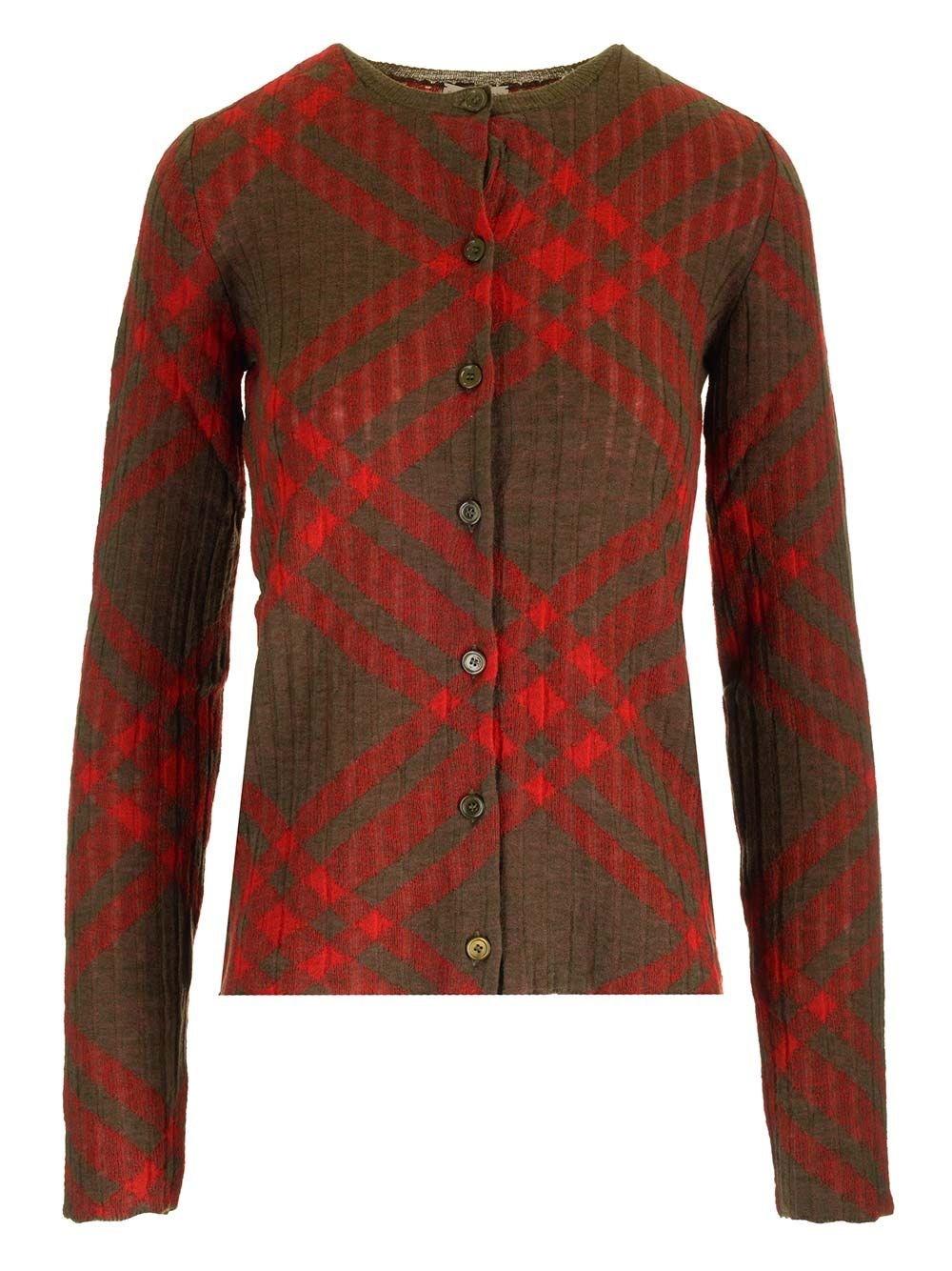 Al Duca D'Aosta Burberry Cardigan in mohair