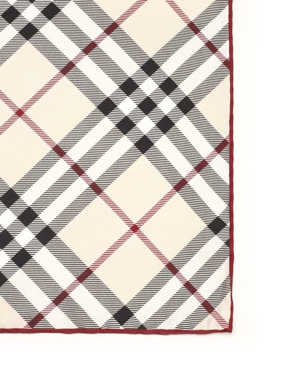 Al Duca D'Aosta Burberry Foulard In Seta Check