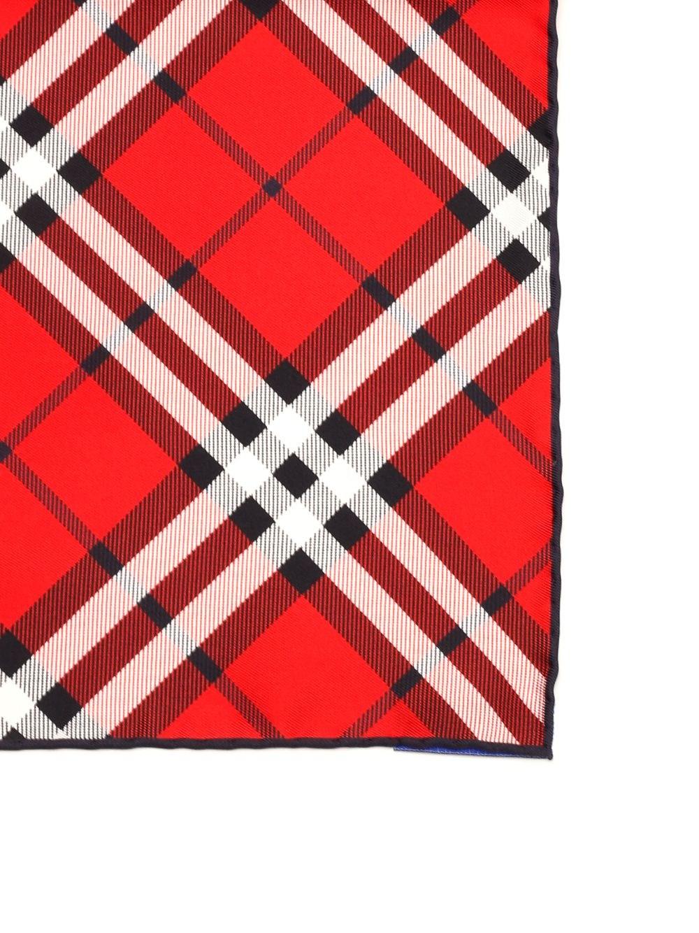 Al Duca D'Aosta Burberry Foulard In Seta Check