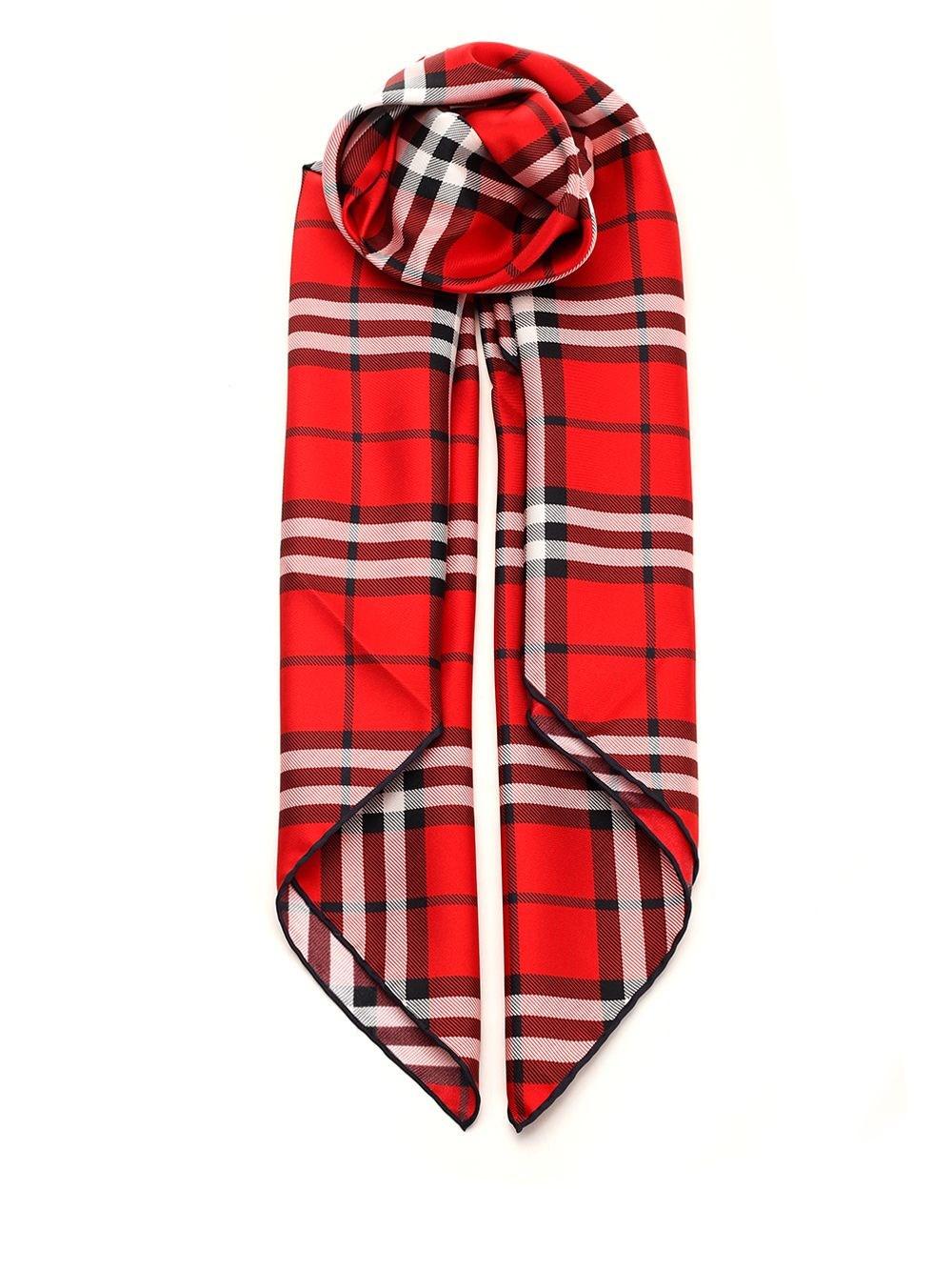 Al Duca D'Aosta Burberry Foulard in seta Check
