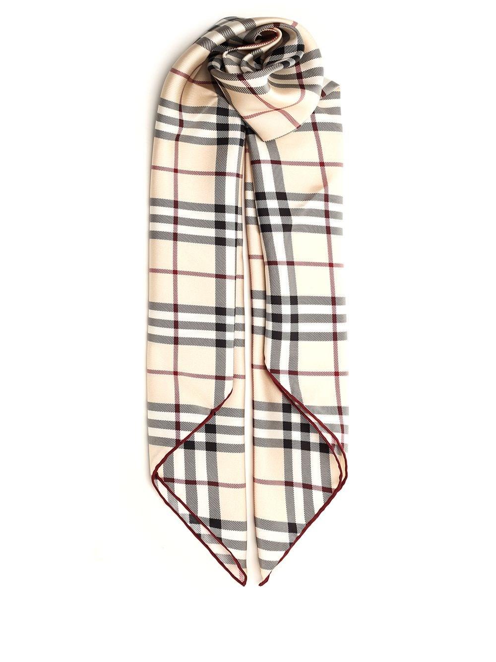 Al Duca D'Aosta Burberry Foulard in seta Check