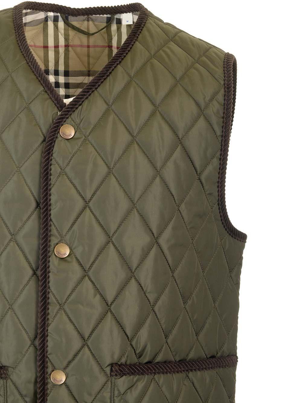 Al Duca D'Aosta Burberry Gilet Trapuntato