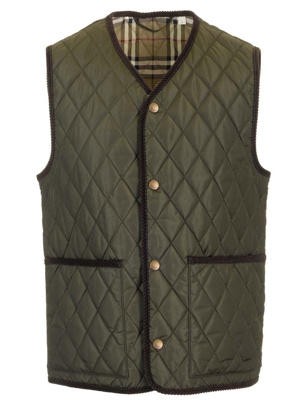 Al Duca D'Aosta Burberry Gilet trapuntato