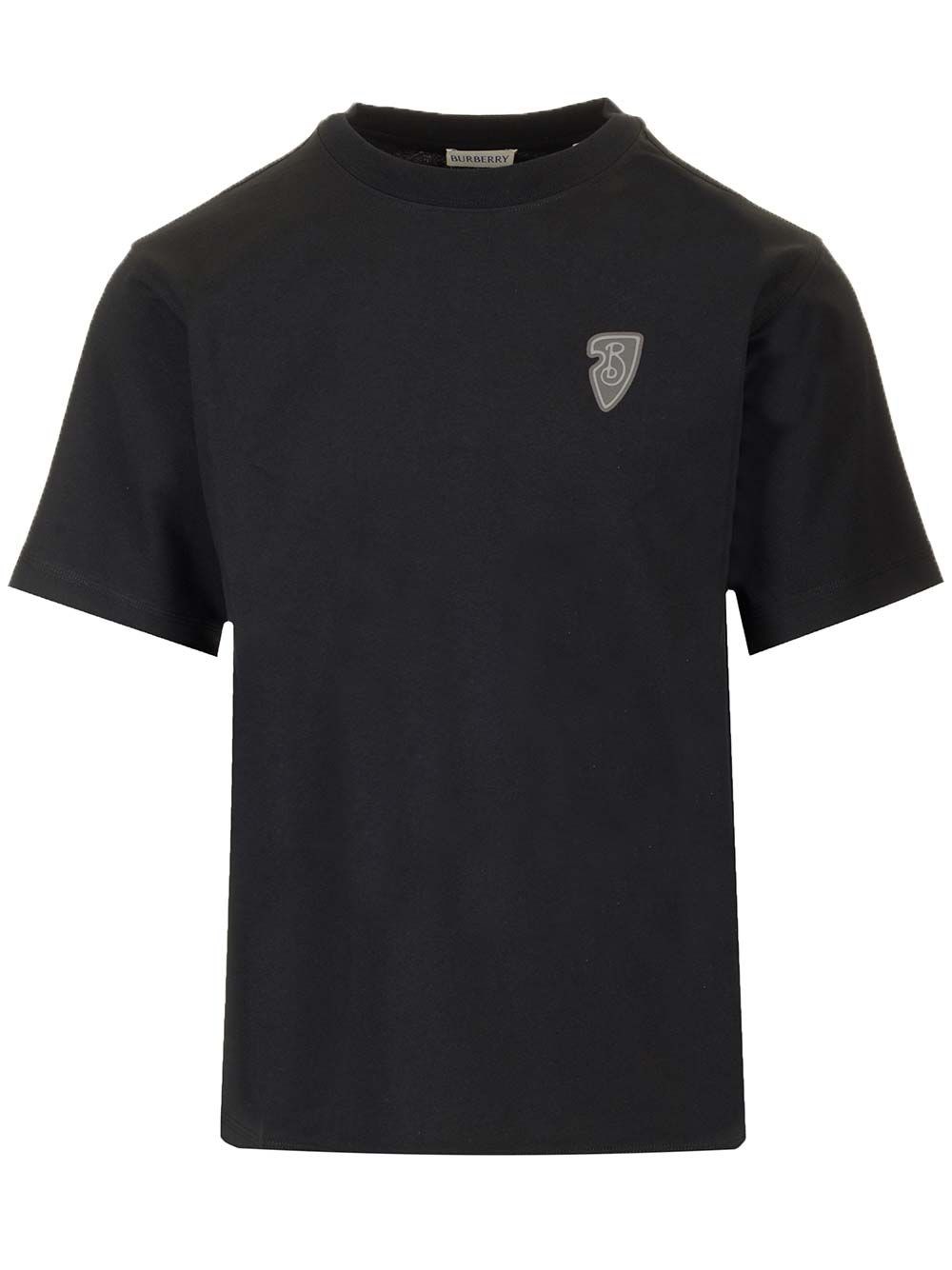 Al Duca D'Aosta Burberry T-shirt in jersey nero