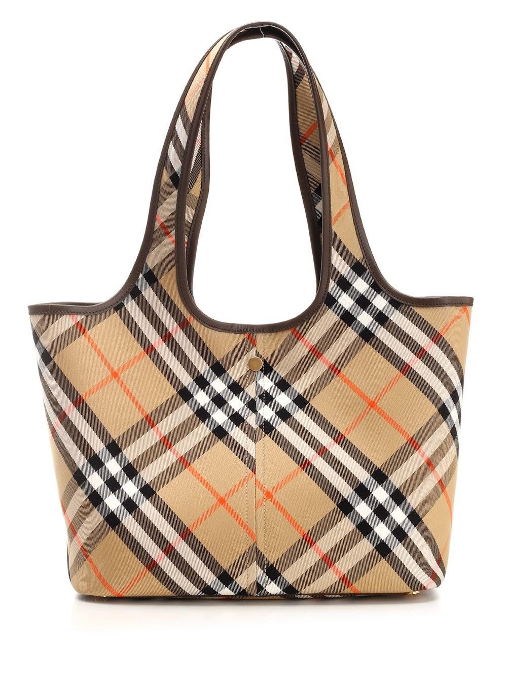 Al Duca D'Aosta Burberry Tote bag in canvas Check