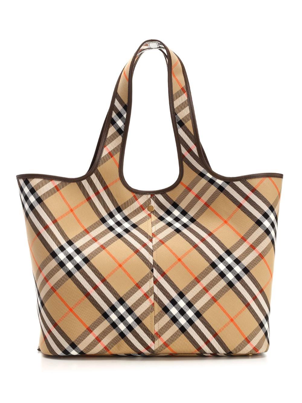 Al Duca D'Aosta Burberry Tote media in canvas