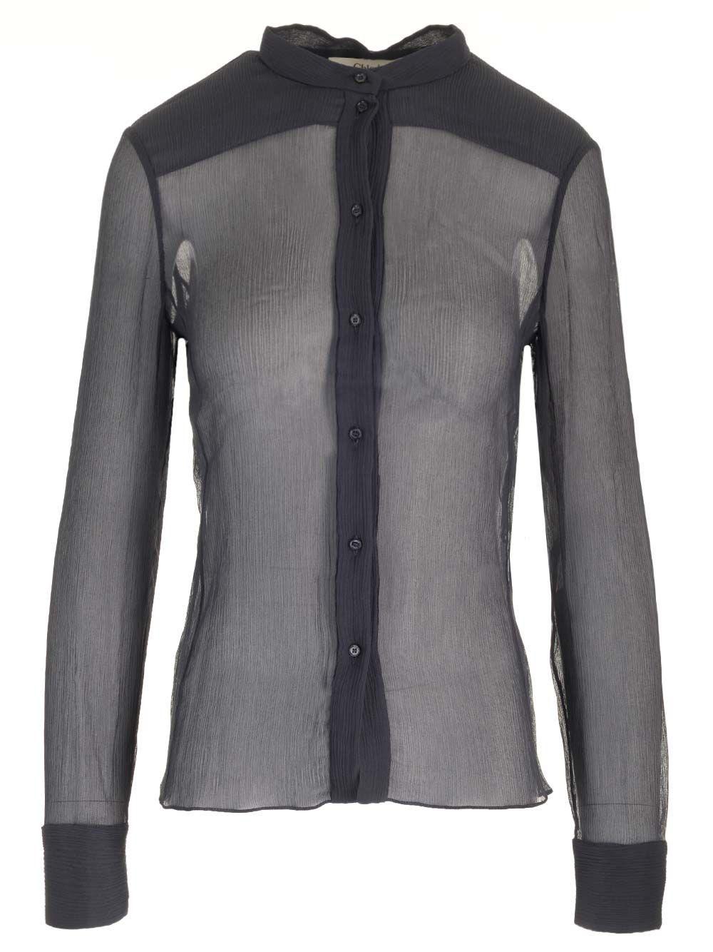 Al Duca D'Aosta Chloe' Blusa in crepon di seta