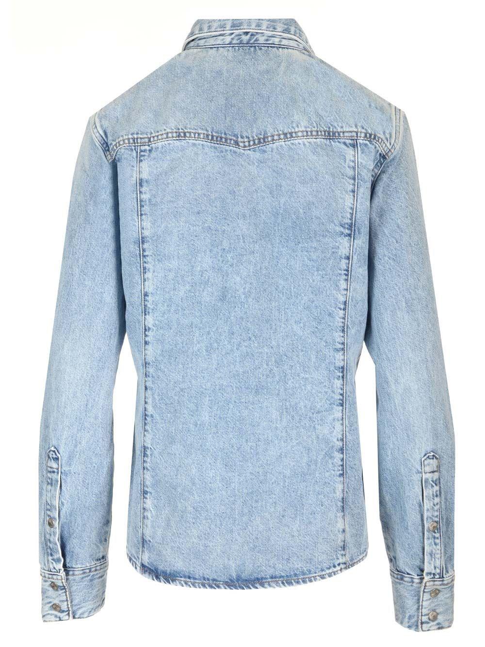 Al Duca D'Aosta Diesel Camicia Western In Denim