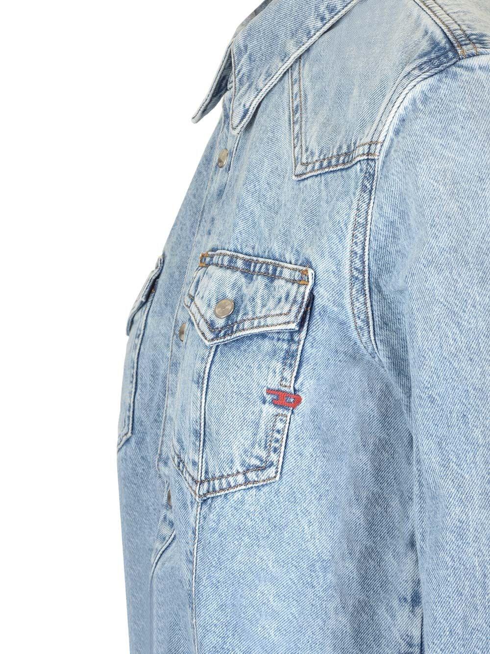 Al Duca D'Aosta Diesel Camicia Western In Denim