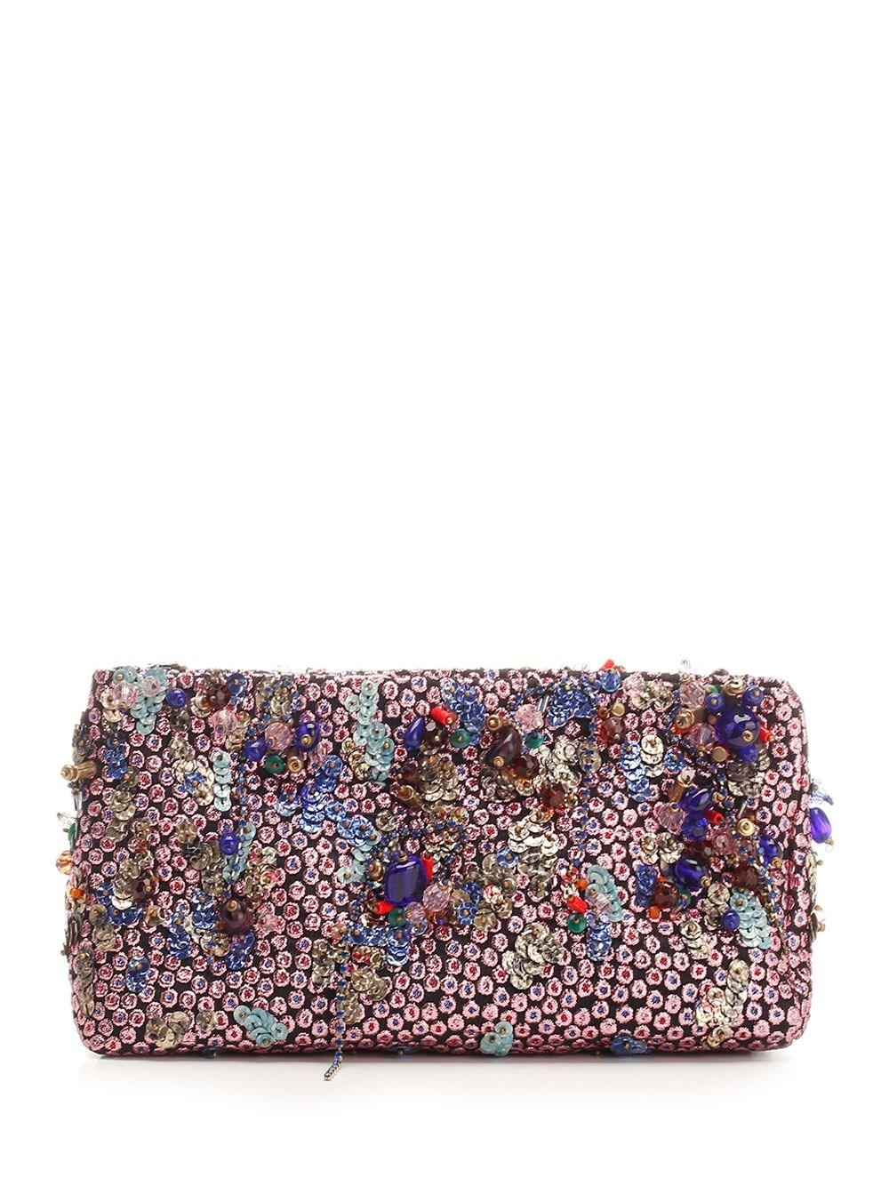 Al Duca D'Aosta Dries Van Noten Clutch in jacquard