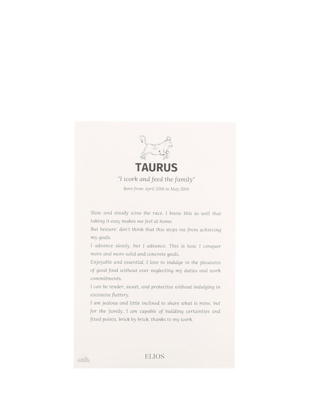 Al Duca D'Aosta Elios Calzino Toro