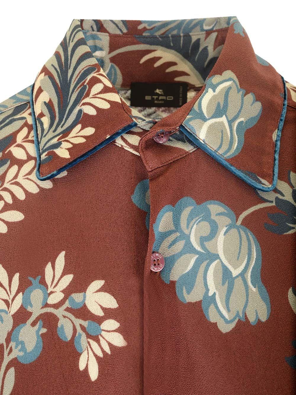 Al Duca D'Aosta Etro Camicia In Cotone Ricamato