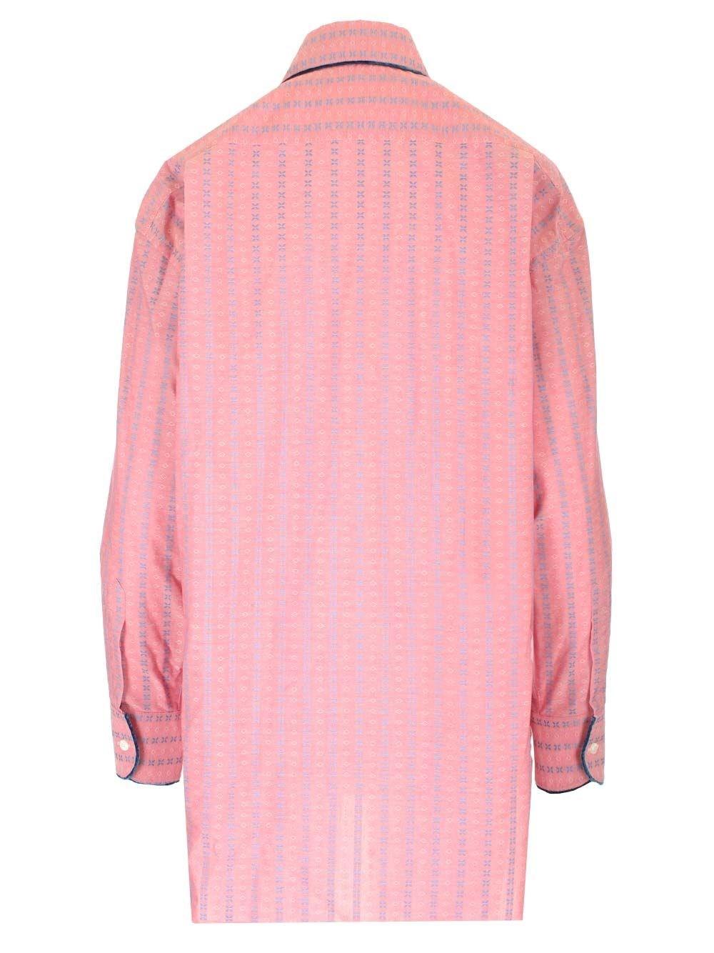 Al Duca D'Aosta Etro Camicia In Cotone Ricamato