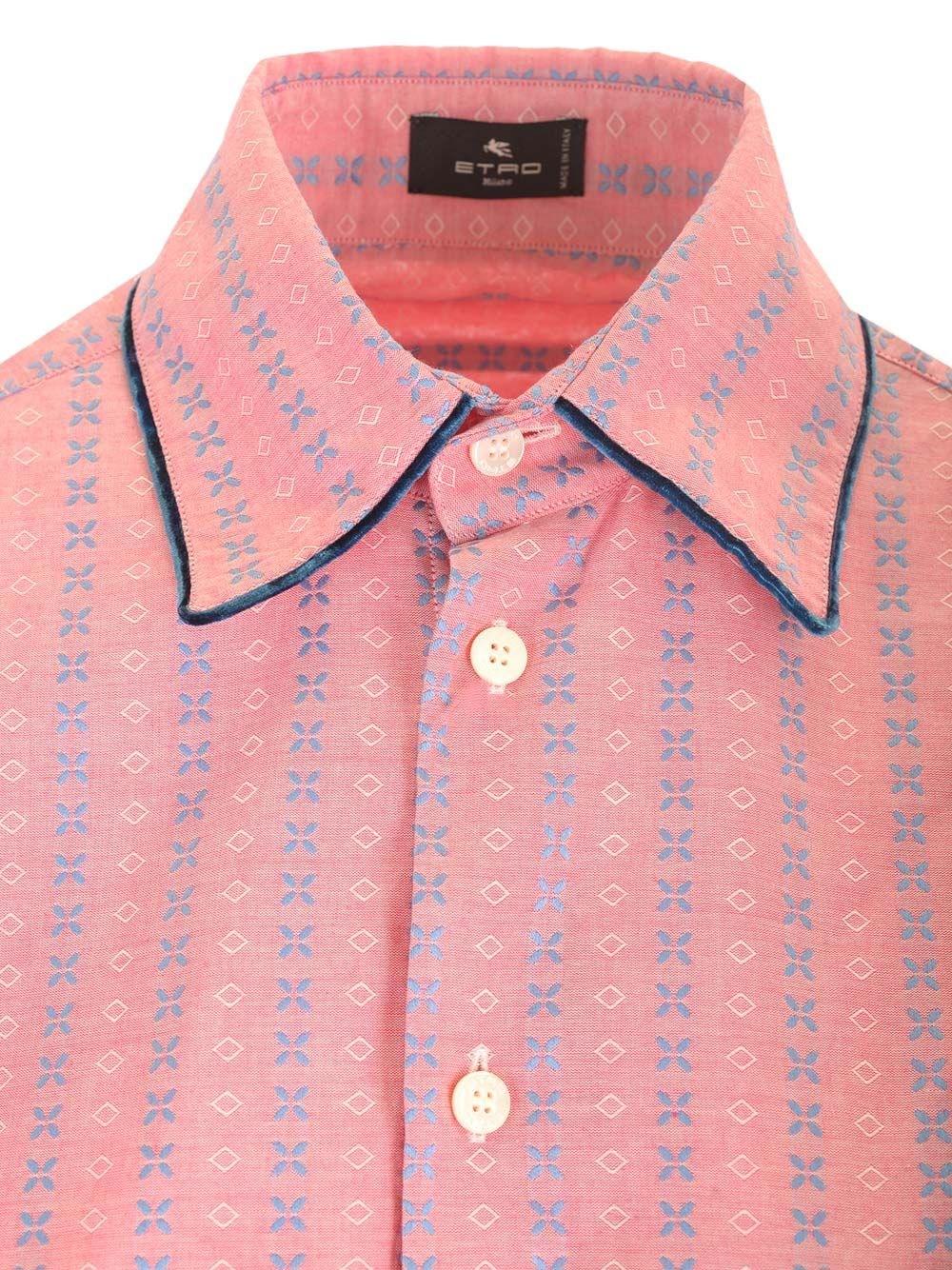 Al Duca D'Aosta Etro Camicia In Cotone Ricamato