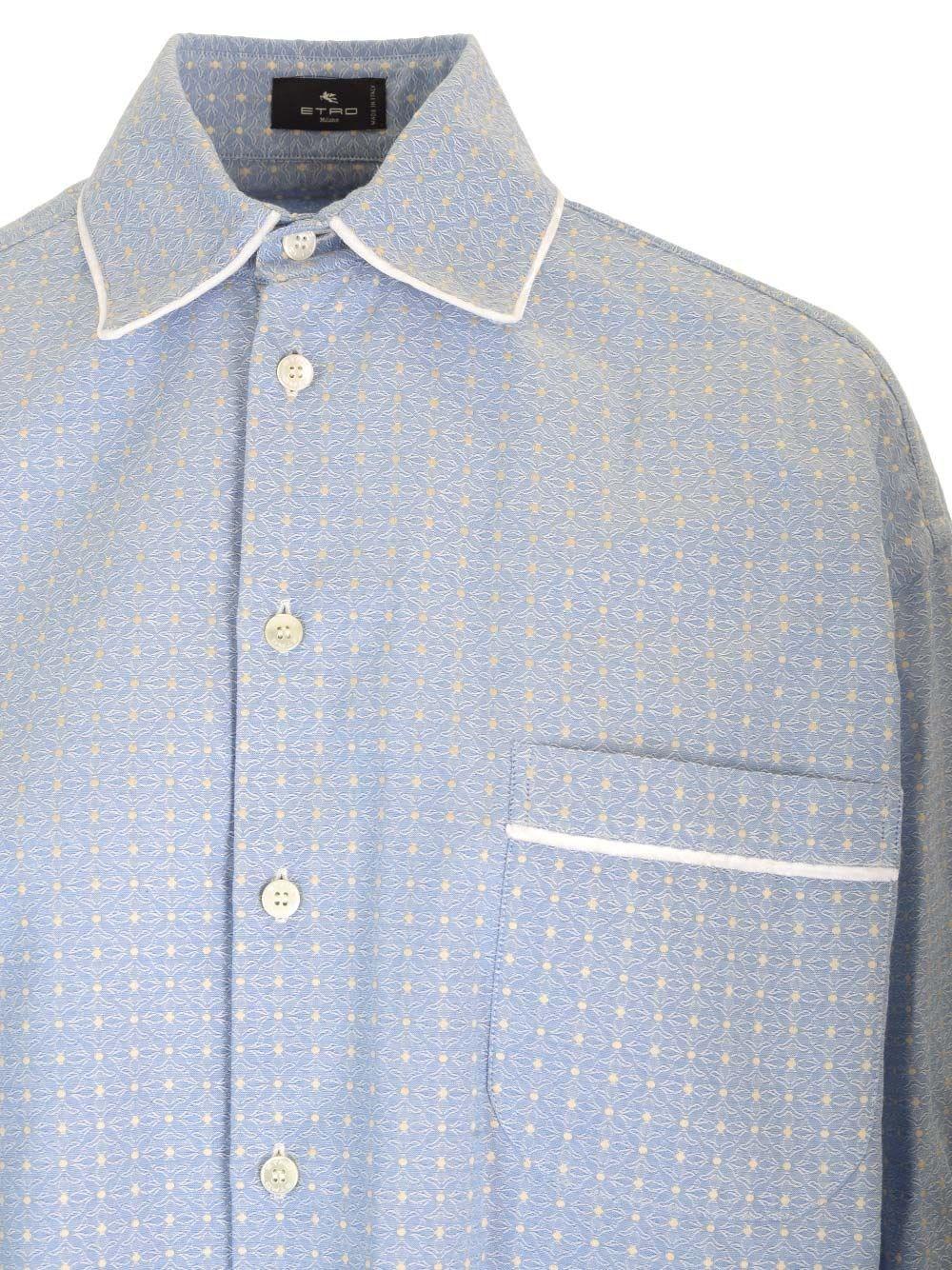 Al Duca D'Aosta Etro Camicia In Cotone Ricamato