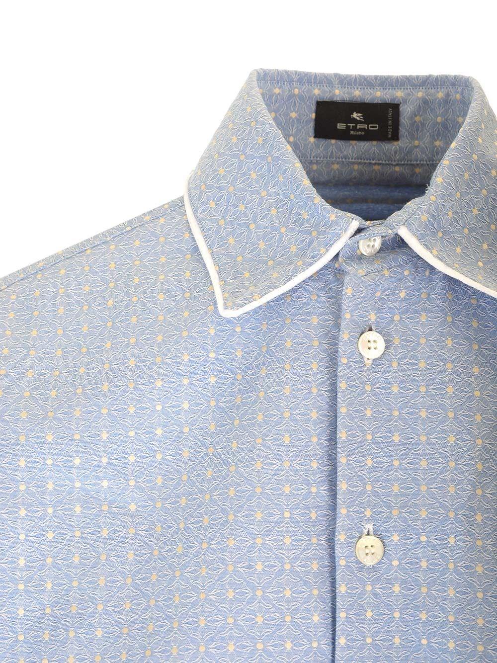 Al Duca D'Aosta Etro Camicia In Cotone Ricamato