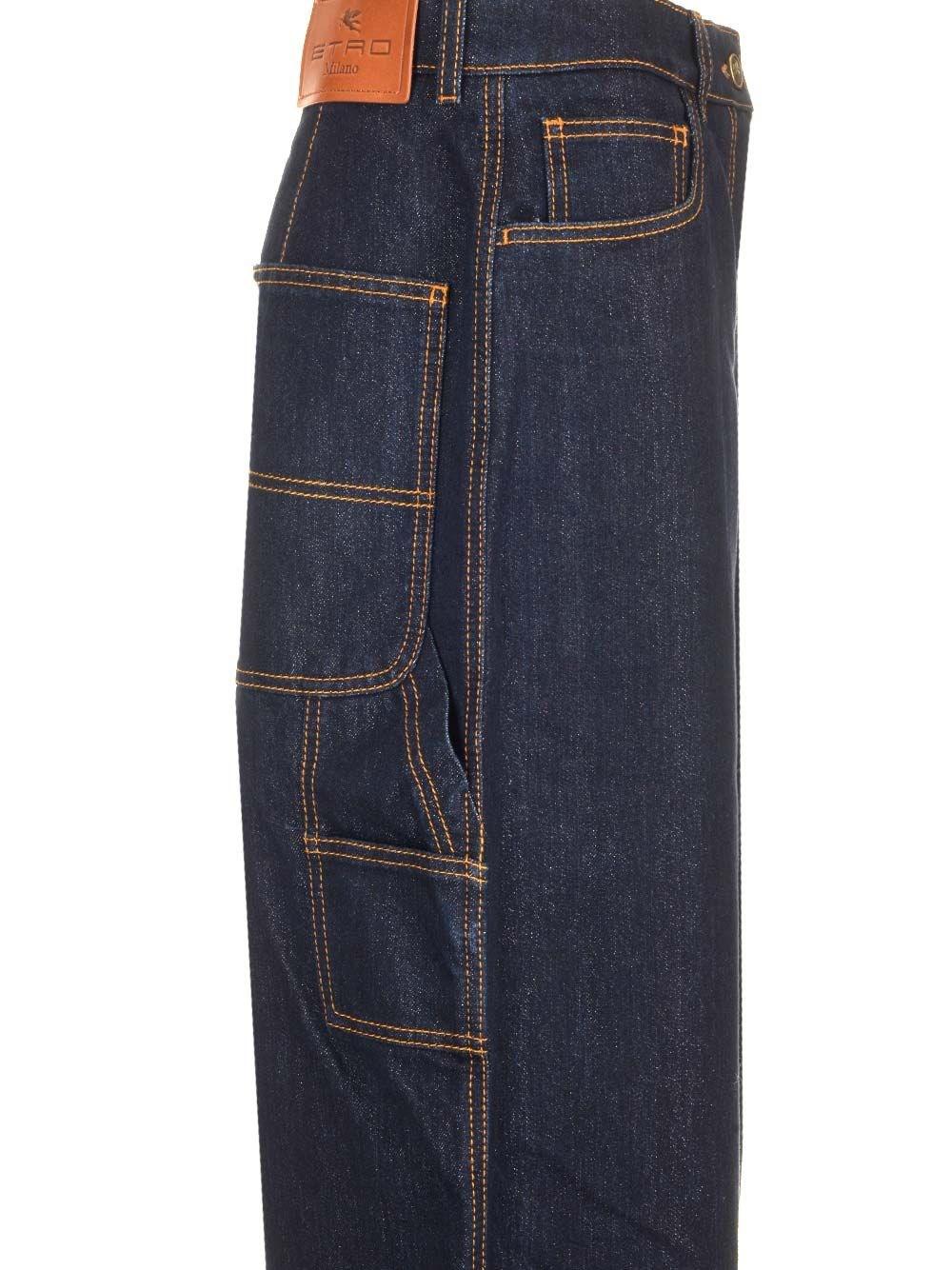 Al Duca D'Aosta Etro Jeans Workwear Blu