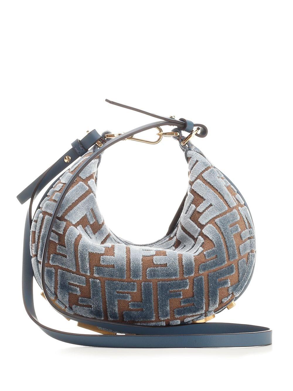 Al Duca D'Aosta Fendi Borsa Hobo "Fendigraphy" Mini