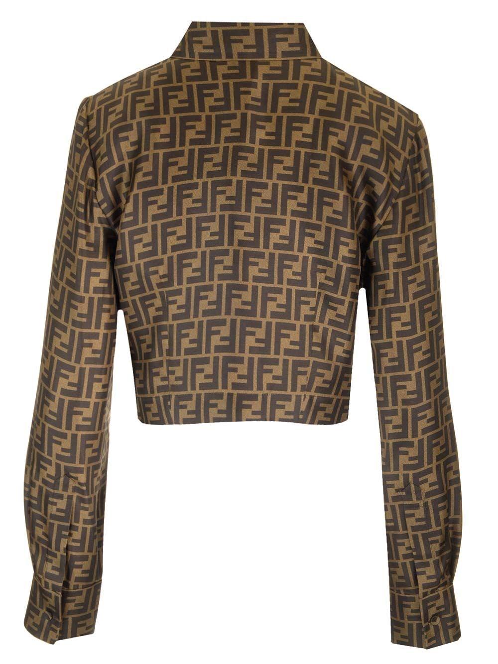 Al Duca D'Aosta Fendi Camicia Corta In Twill