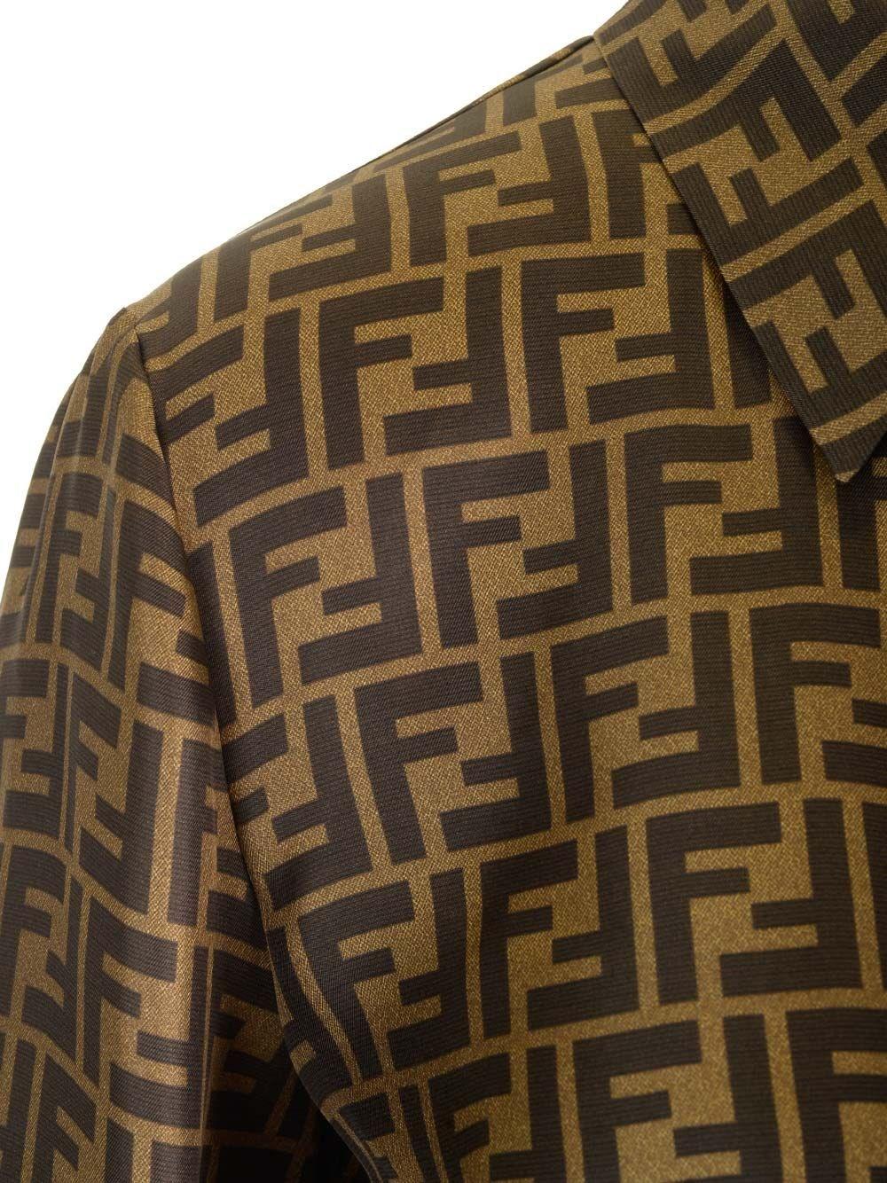 Al Duca D'Aosta Fendi Camicia Corta In Twill