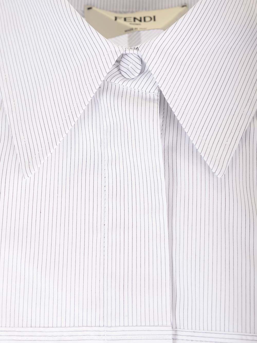 Al Duca D'Aosta Fendi Camicia Slim Fit A Righe