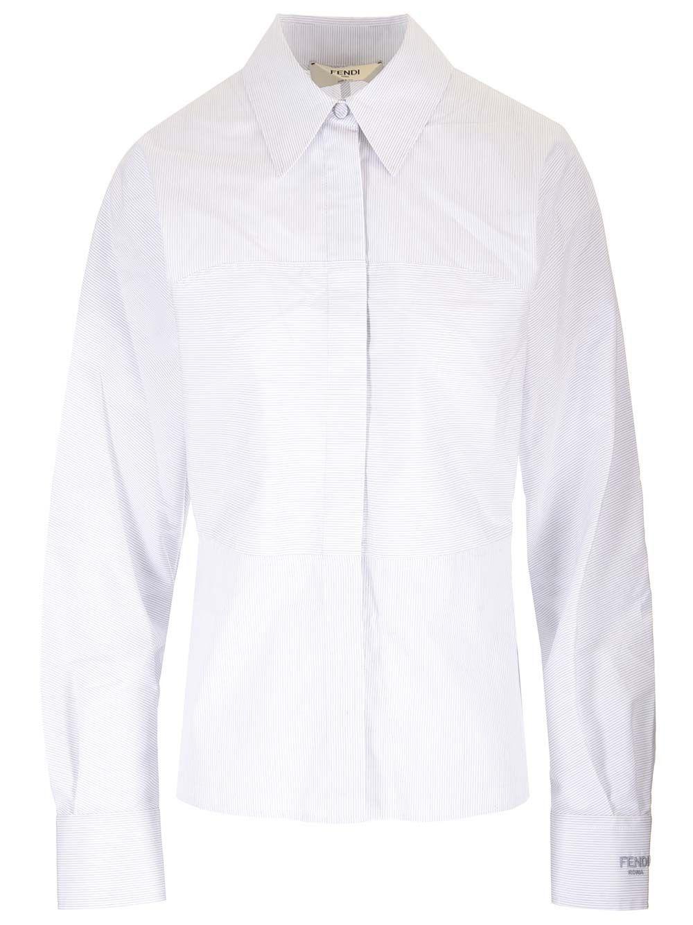 Al Duca D'Aosta Fendi Camicia slim fit a righe