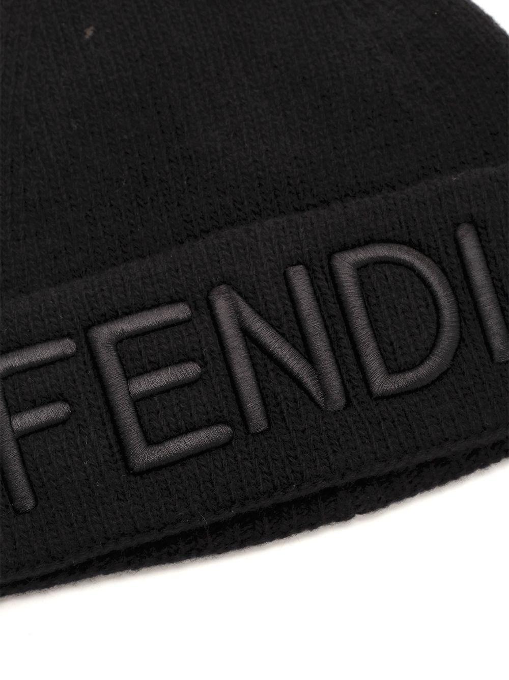 Al Duca D'Aosta Fendi Cappello In Lana Con Logo