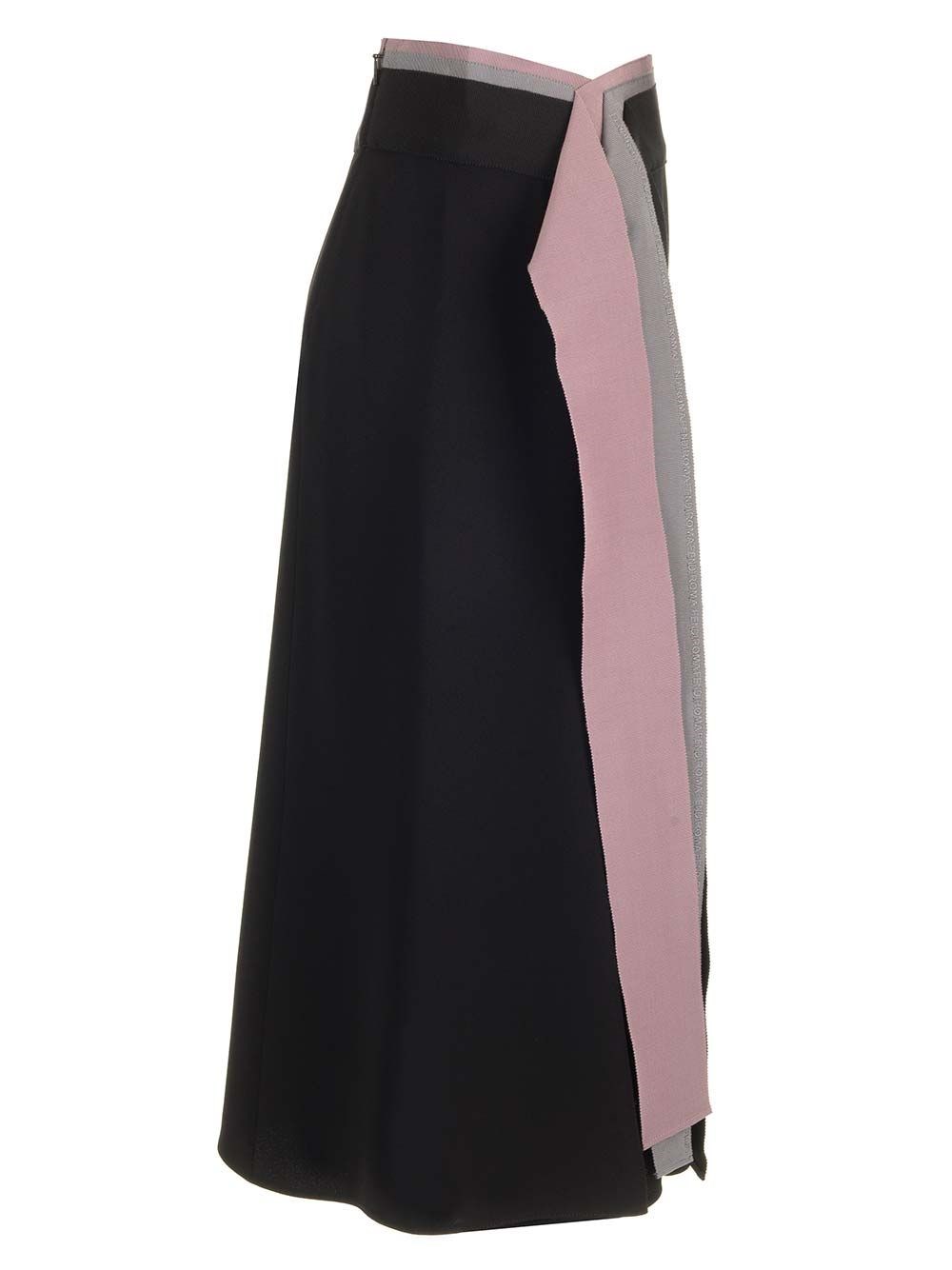 Al Duca D'Aosta Fendi Gonna Midi In Cady Di Seta