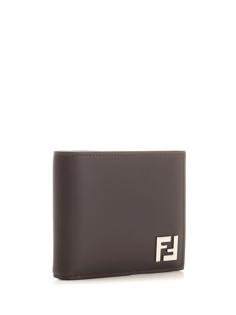 Al Duca D'Aosta Fendi Portafoglio Bifold Marrone