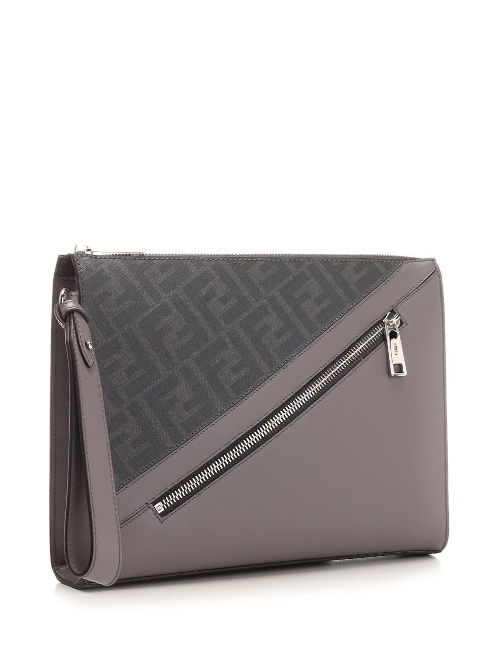 Al Duca D'Aosta Fendi Pouch Piatta Fendi Diagonal