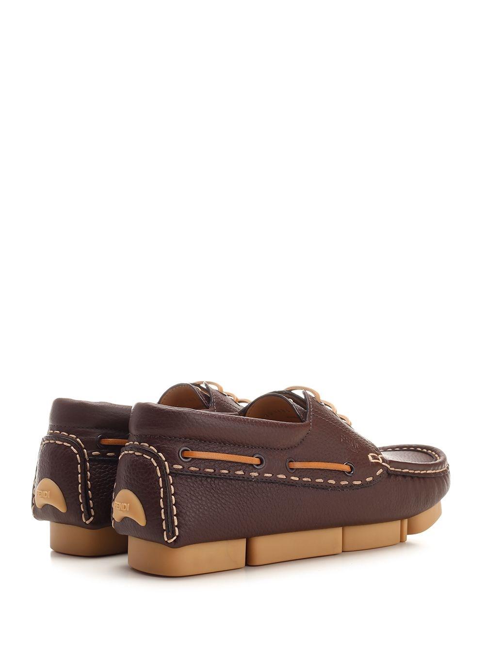 Al Duca D'Aosta Fendi Scarpa Da Barca "Fendi Deck"