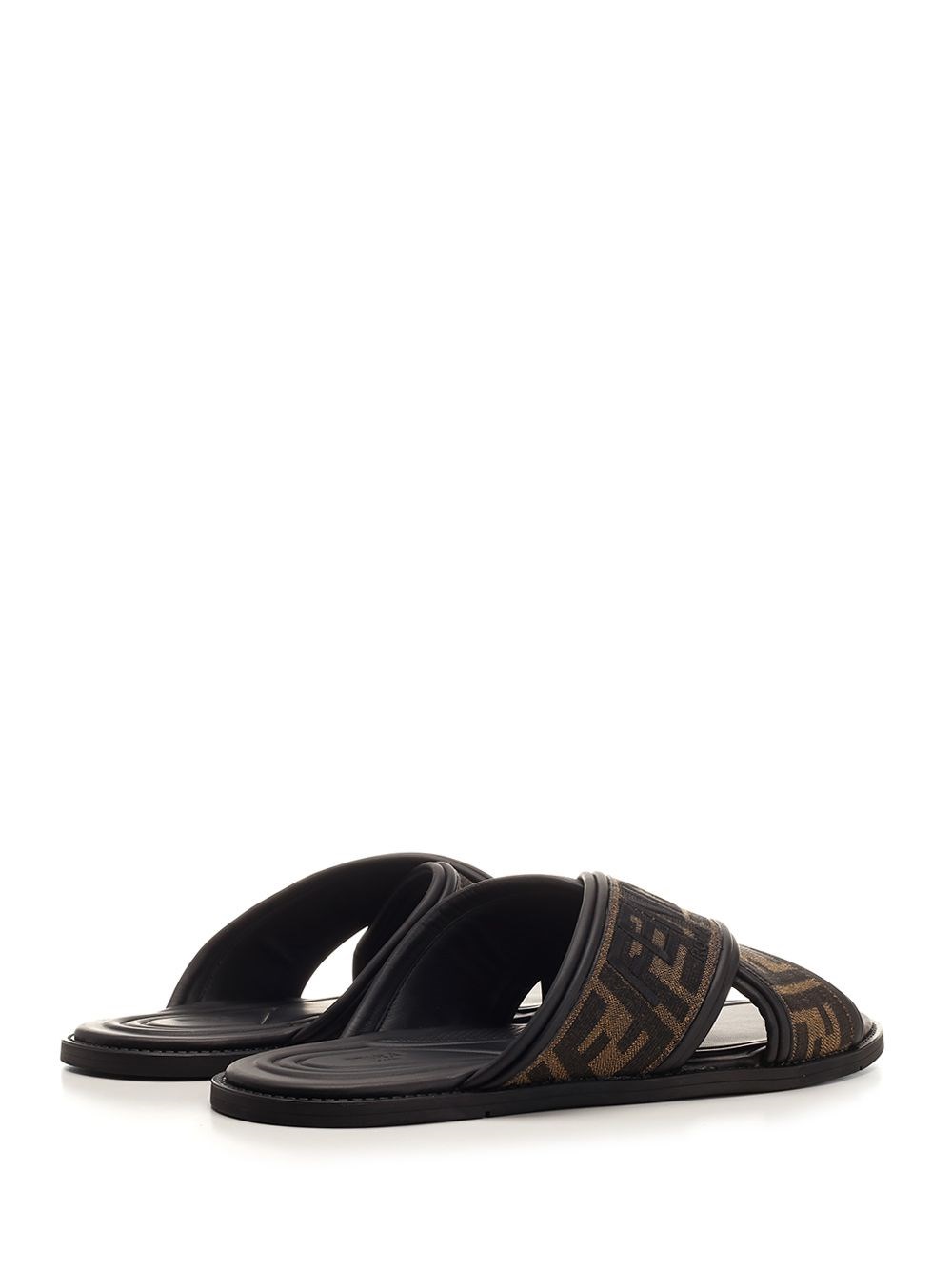 Al Duca D'Aosta Fendi Slide In Tessuto Jacquard FF