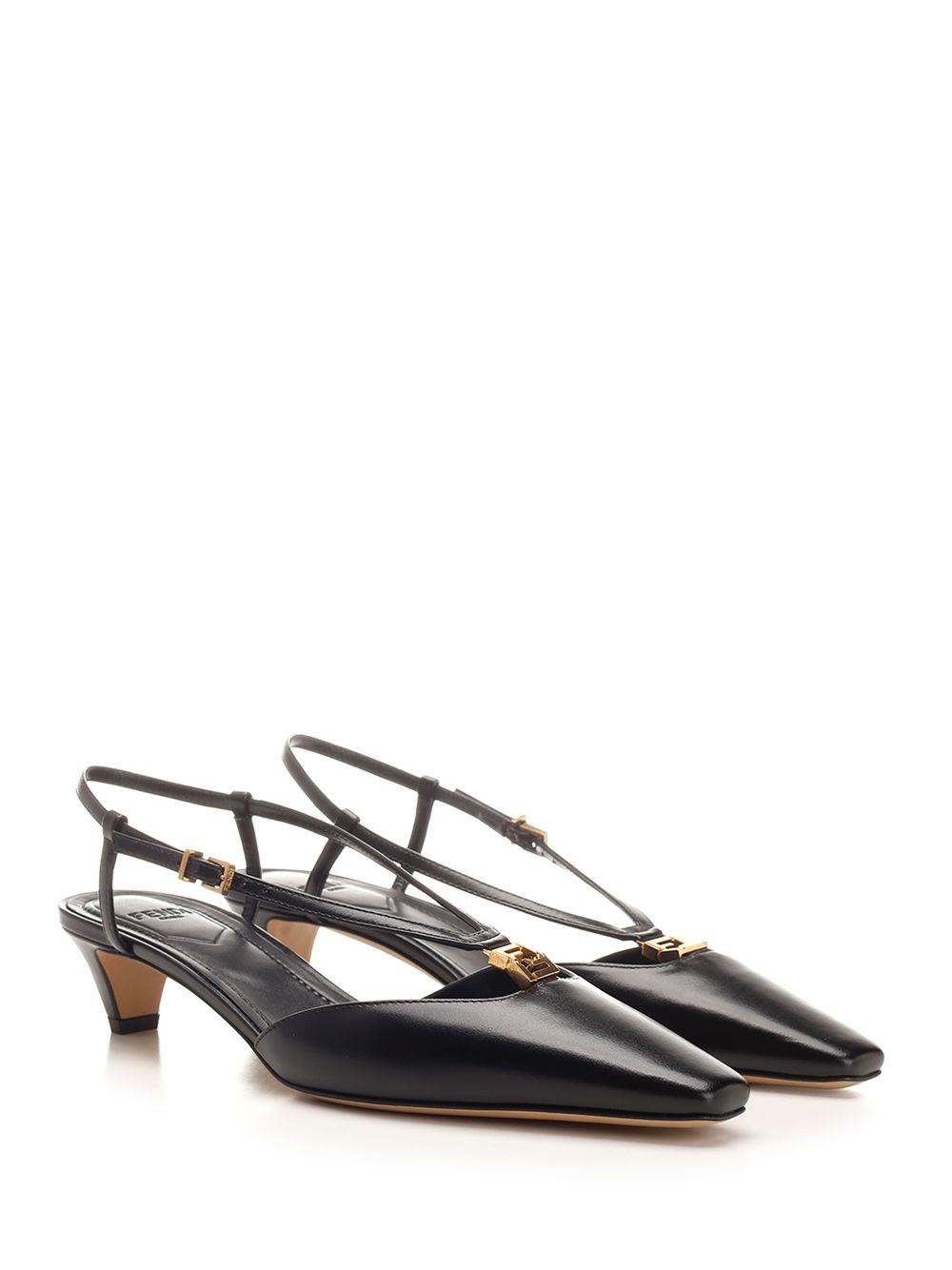Al Duca D'Aosta Fendi Slingback "FFold"