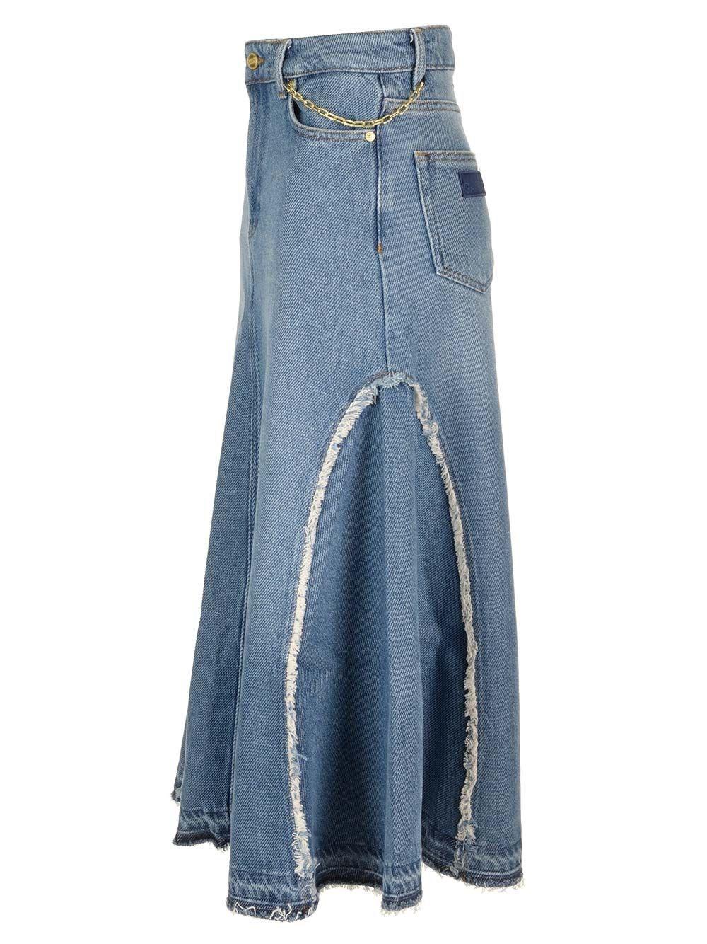 Al Duca D'Aosta Ganni Gonna Denim Svasata