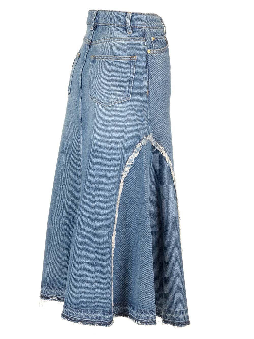 Al Duca D'Aosta Ganni Gonna Denim Svasata