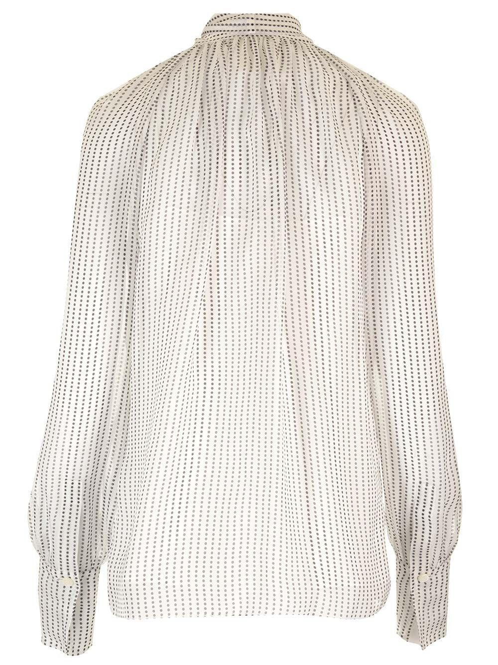 Al Duca D'Aosta Givenchy Blusa In Seta A Pois