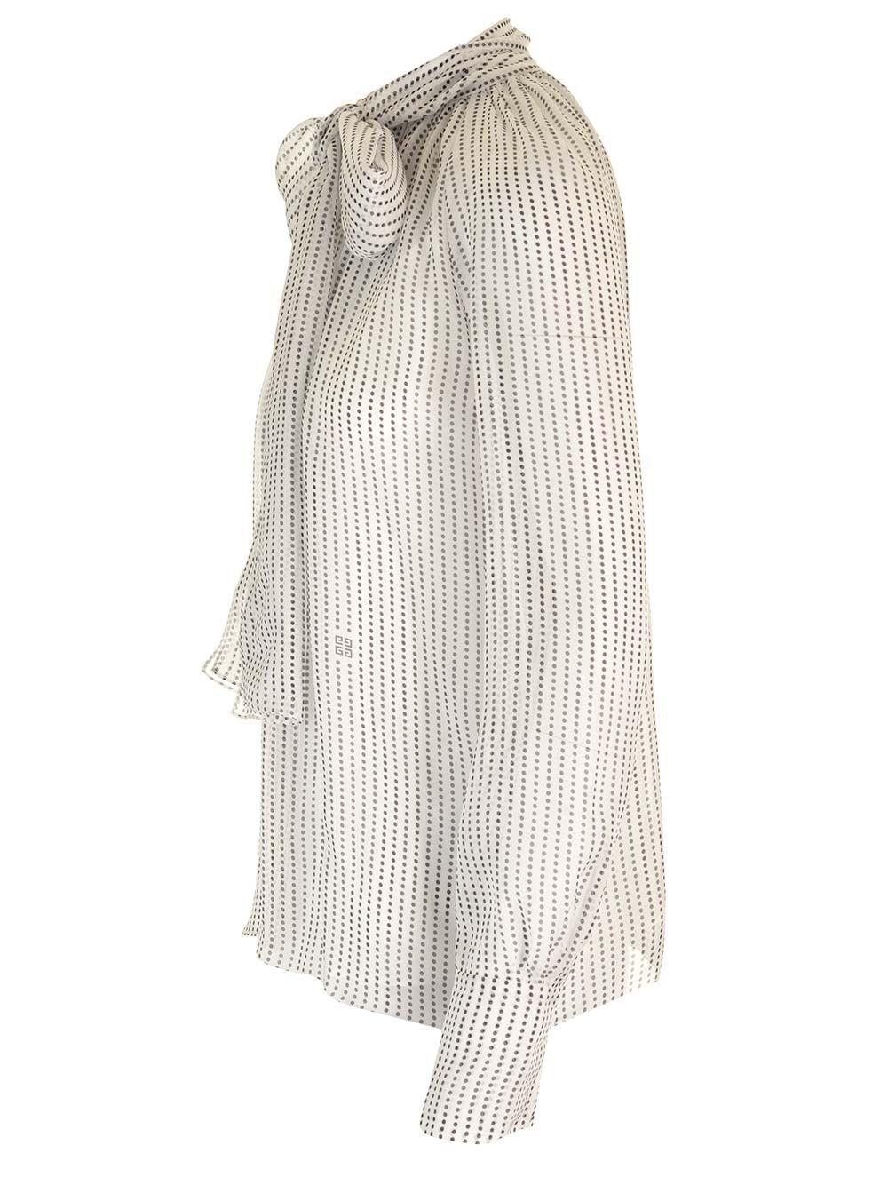 Al Duca D'Aosta Givenchy Blusa In Seta A Pois