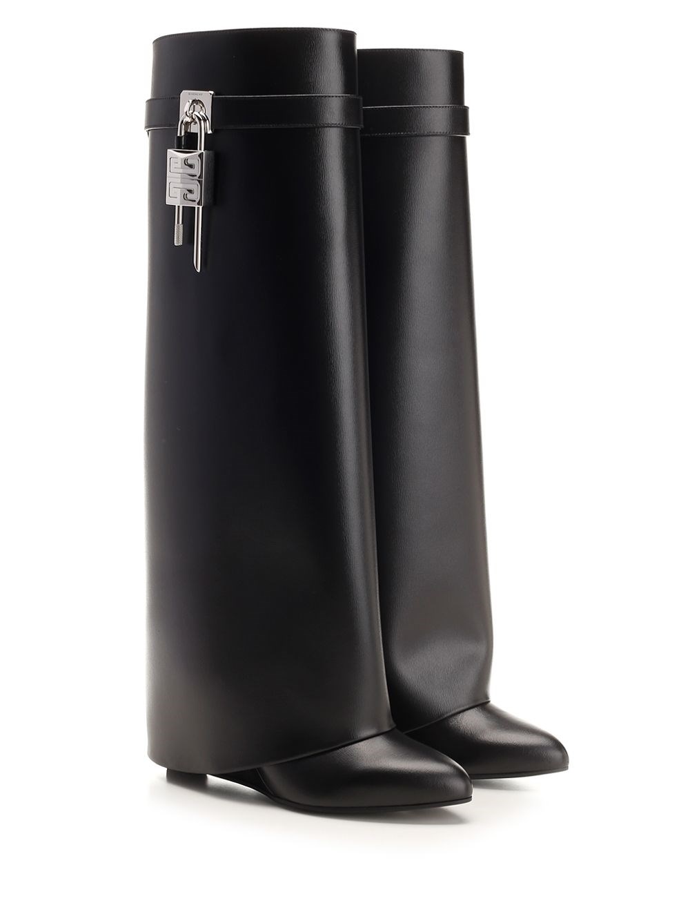 Al Duca D'Aosta Givenchy Stivali "Shark Lock" Neri