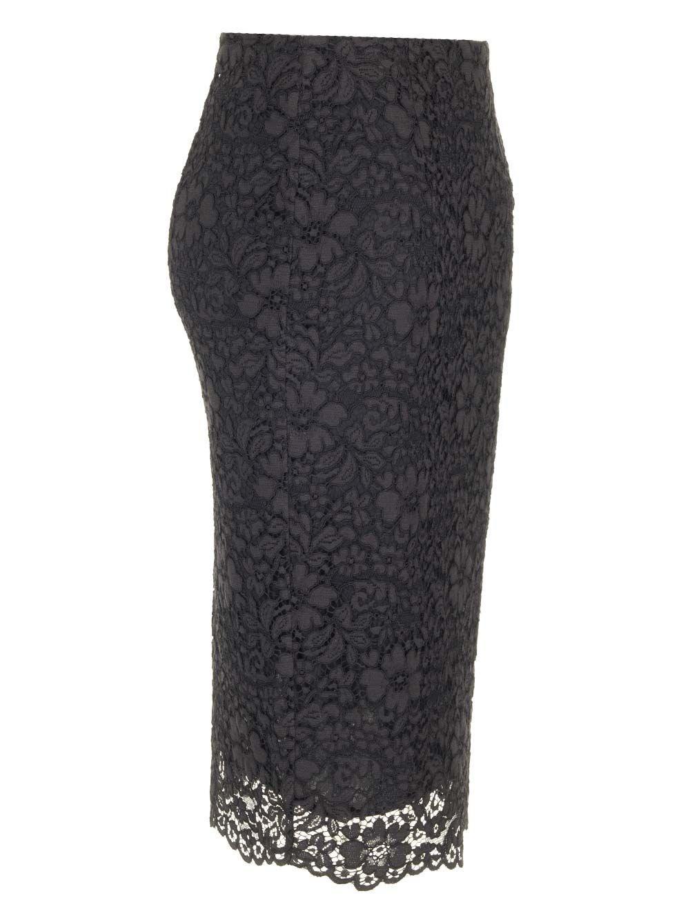Al Duca D'Aosta Al Duca D'aosta Gonna Tubino In Pizzo