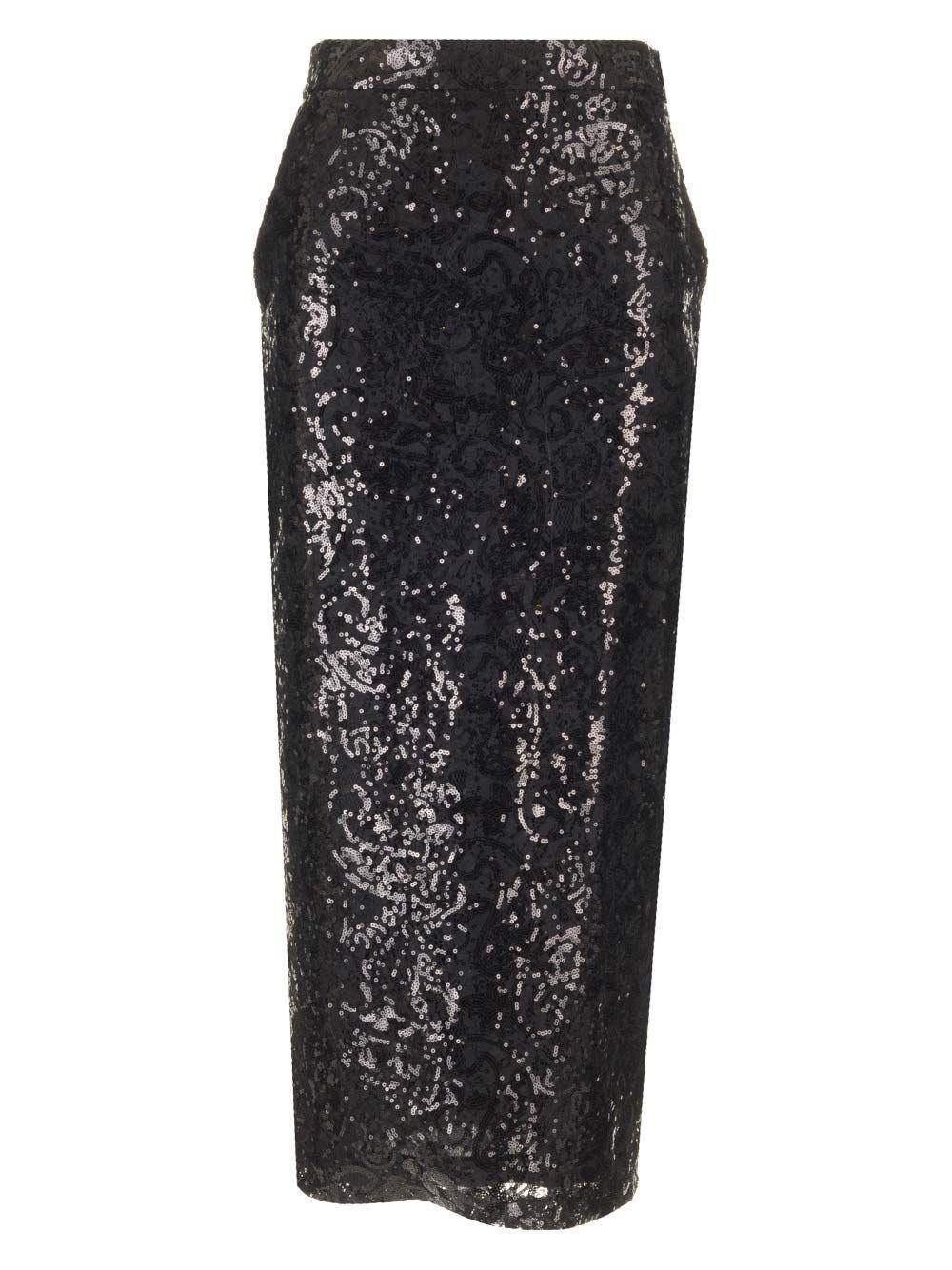 Al Duca D'Aosta Al Duca D'aosta Gonna tubino in pizzo e paillettes