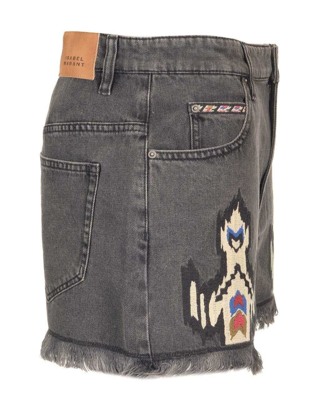 Al Duca D'Aosta Isabel Marant Shorts In Denim