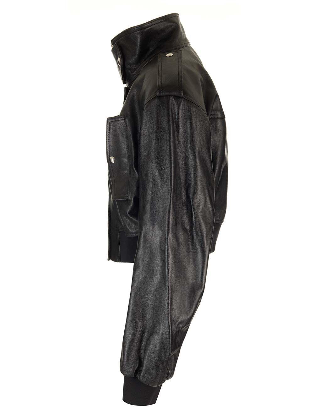 Al Duca D'Aosta Khaite Bomber 'Kember' In Pelle