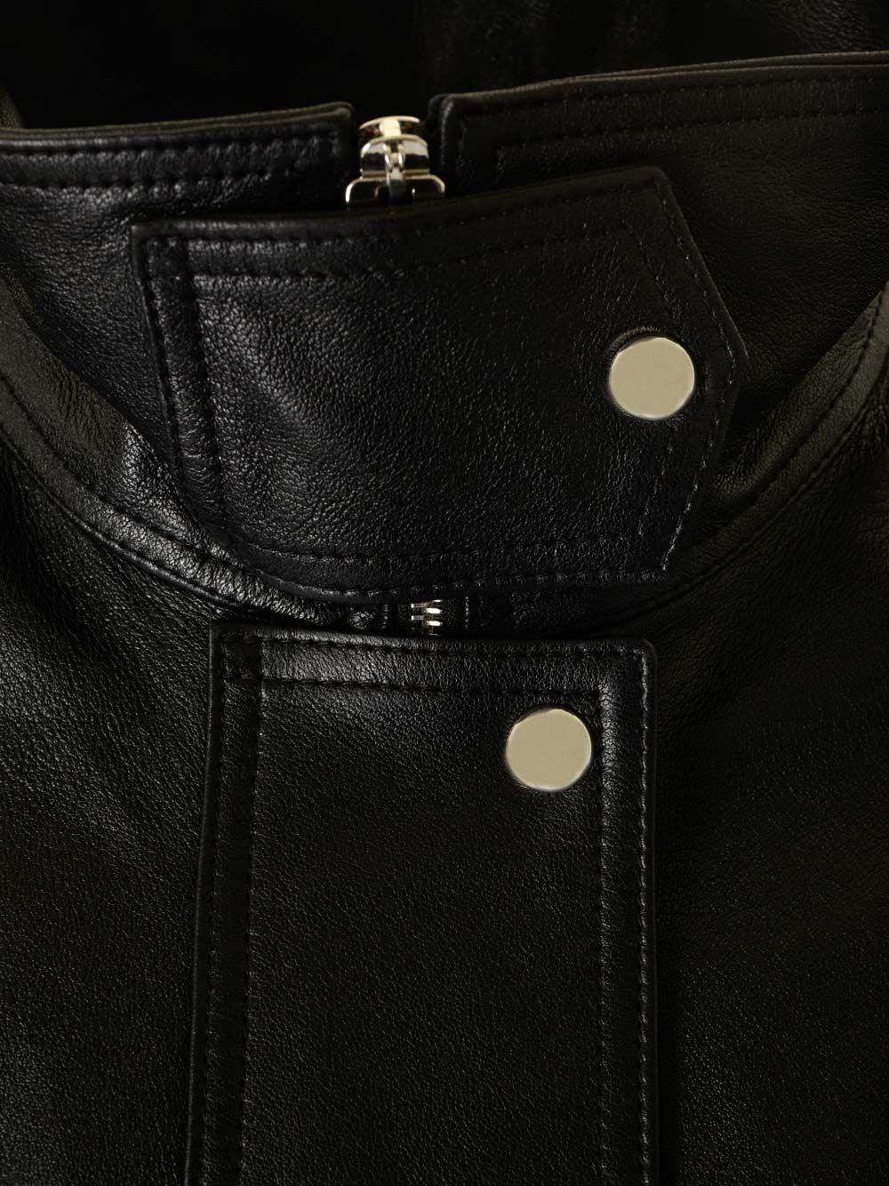 Al Duca D'Aosta Khaite Bomber 'Kember' In Pelle