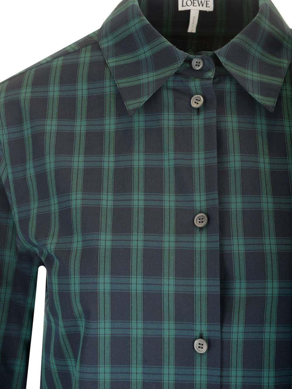 Al Duca D'Aosta Loewe Camicia In Cotone A Quadri